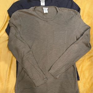 2 Abercrombie & Fitch long sleeve shirts